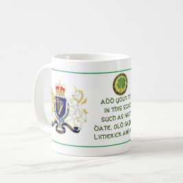 IRLAND WAPPEN Personalisiert Kaffeetasse