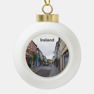 Irland-Weihnachtsverzierung Keramik Kugel-Ornament