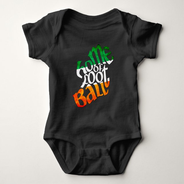 Irland Zuhause des gaelic Football Baby Grow Strampler (Vorderseite)