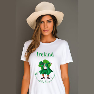 Irland Zuhause des Leprechauns St Patrick's Day T-Shirt
