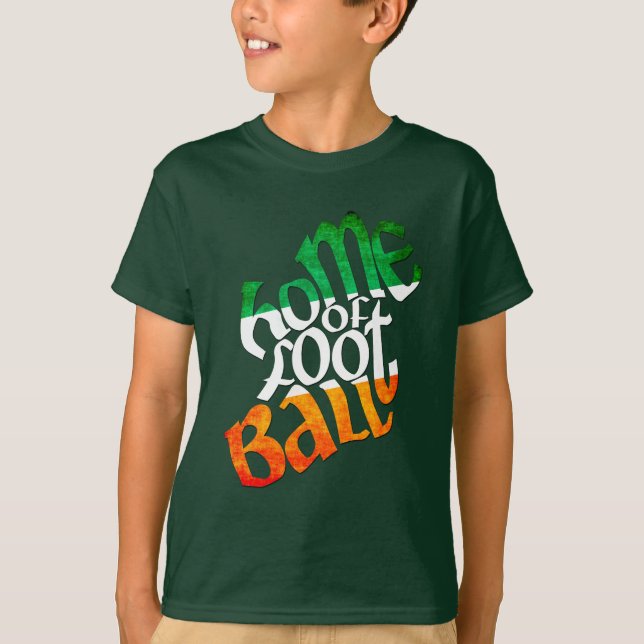 Irland Zuhause "Gaelic Football" T-Shirt (Vorderseite)