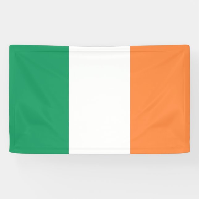 Irlandflagge Banner (Horizontal)