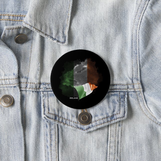 Irlandflagge Button (Beispiel)