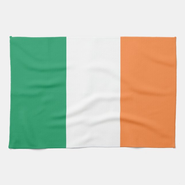 Irlandflagge Geschirrtuch (Horizontal)