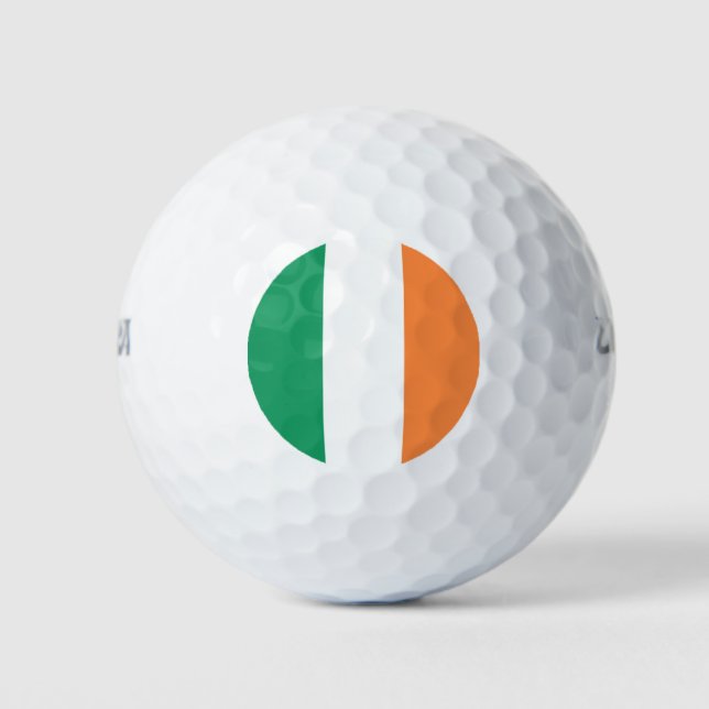 Irlandflagge Golfball (Vorderseite)