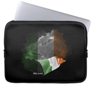 Irlandflagge Laptopschutzhülle