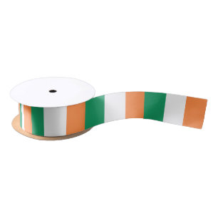 Irlandflagge Satinband