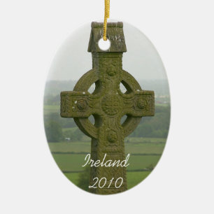 Irlandquerweihnachtsverzierung Keramikornament