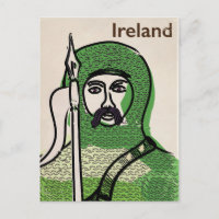 Irlands Ritter Vintage Reiseplakat