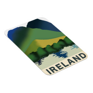 Irlands Vintage Reiseplakat Magnet