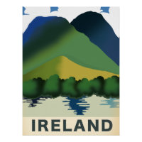 Irlands Vintage Reiseplakat