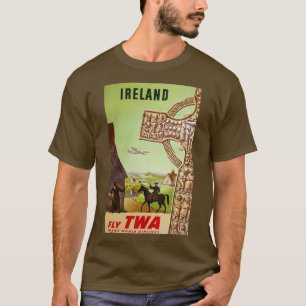 Irlands Vintage Reiseplakat T-Shirt