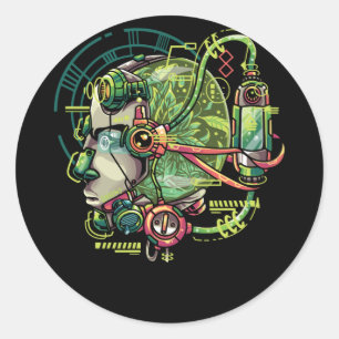 IRobot Go Green Runder Aufkleber