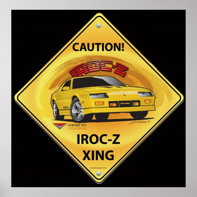 IROC84-2Black Poster (Vorne)