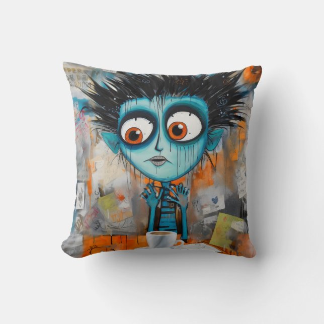 Irodovix Inkwell Morgengrauen Kissen (Vorderseite)