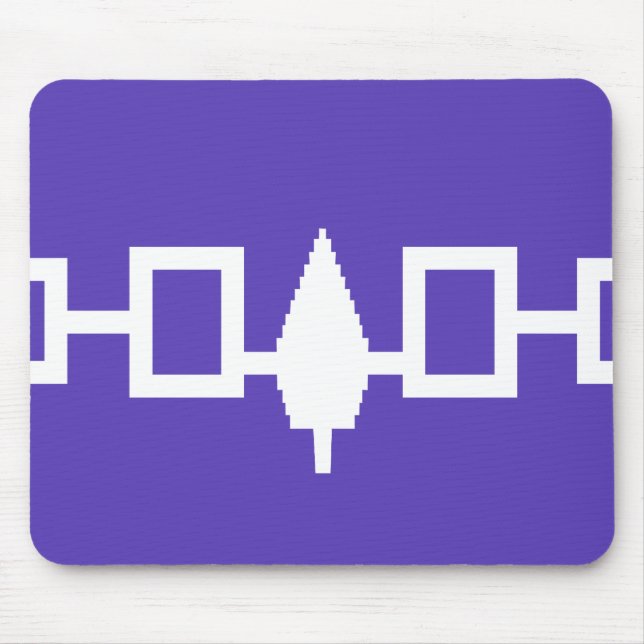 Irokeseconfederacy-Flagge Mousepad (Vorne)