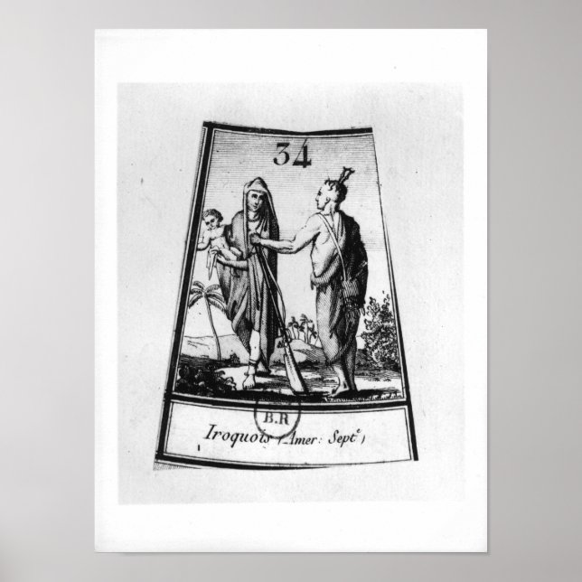 Irokesen-Amerikanische Ureinwohner Poster (Vorne)