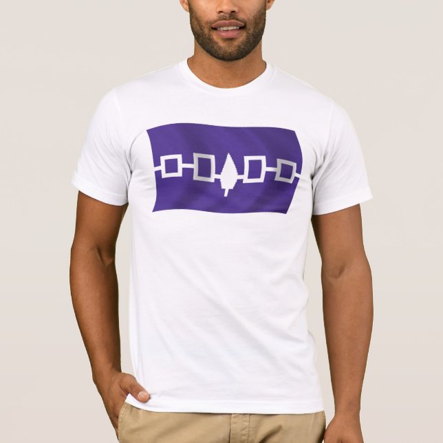 Irokesen-Konföderation Flag Shirt (Vorderseite)