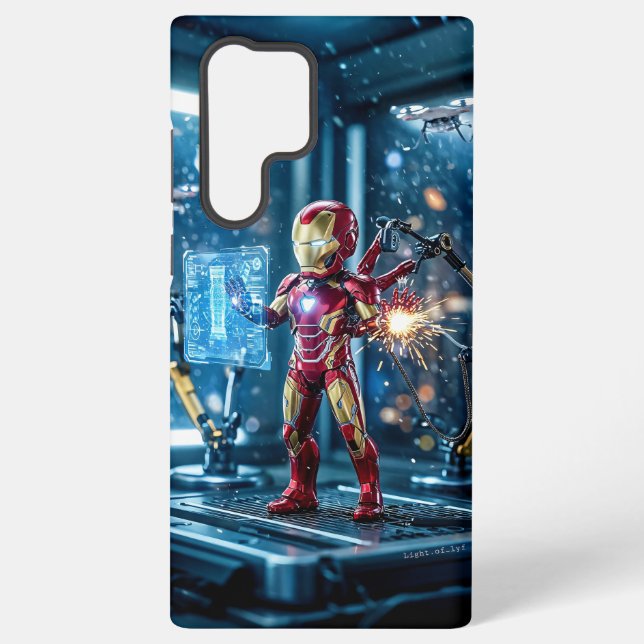 Iron Avenger Slim Snap Case Samsung Galaxy Hülle (Rückseite)
