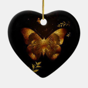 Iron Butterfly Keramikornament