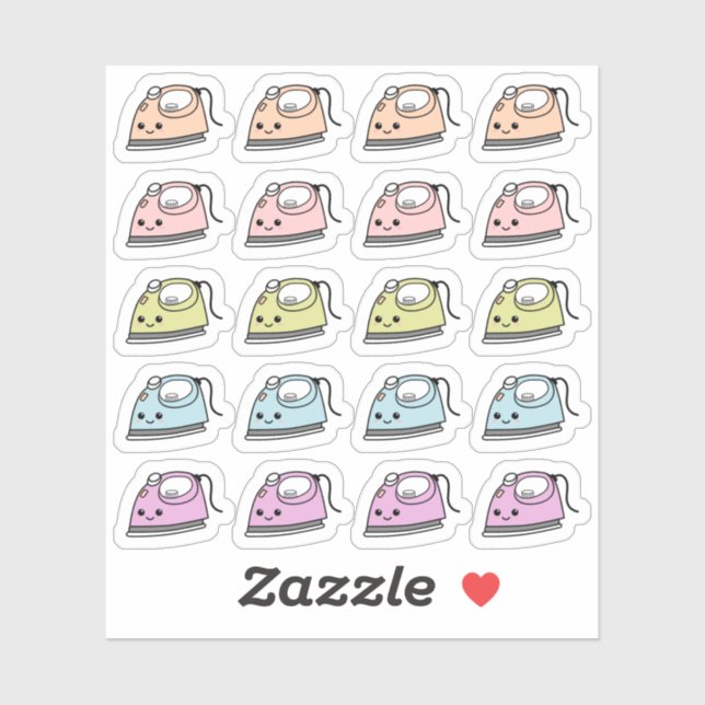 Iron Chores Wäscherei Bügelei Erinnerung Bujo Plan Aufkleber (Blatt)