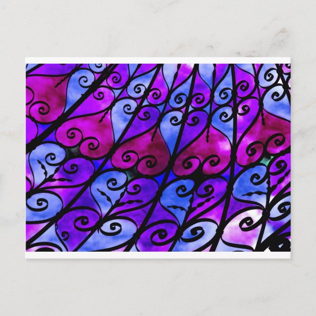 Iron Clad Hearts Postkarte (Vorderseite)