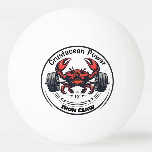 Iron Claw Tischtennisball (Vorderseite)