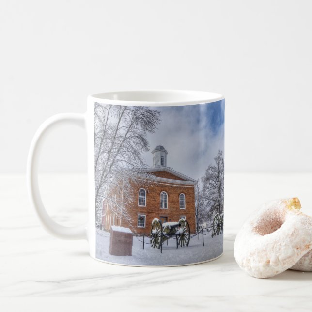 Iron County Courthouse Kaffeetasse (Mit Donut)