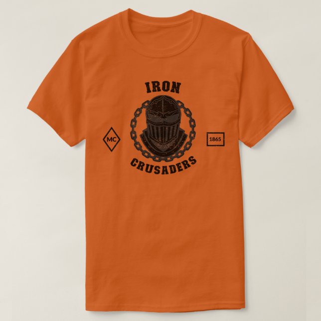 Iron Crusaders Biker Club T-Shirt (Design vorne)