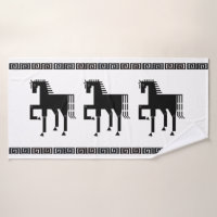 Iron Horse Bath Handtuch