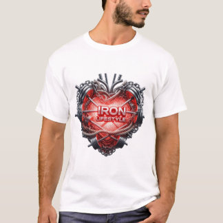 Iron Lifestyle Gym Heart - Hardcore Bodybuilding m T-Shirt