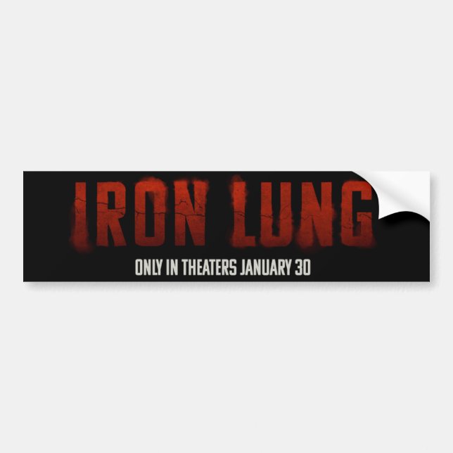 IRON LUNG BUMPERSTICKER AUTOAUFKLEBER (Vorne)