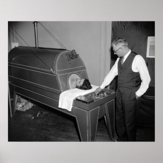 Iron Lung Therapy, 1930er Poster