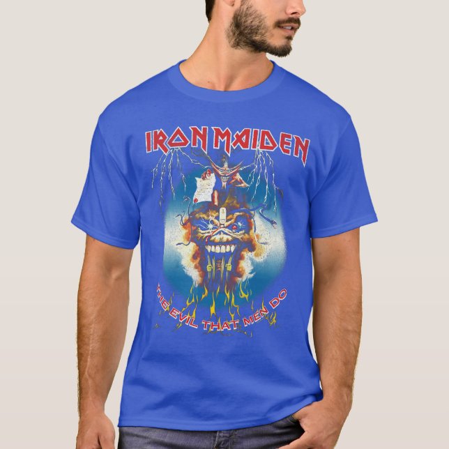 Iron Maiden The Evil That Men Do T-Shirt (Vorderseite)