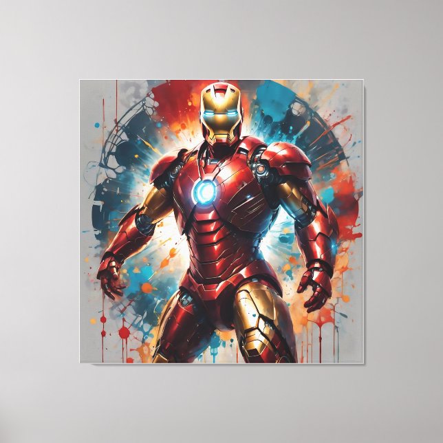 Iron Man Leinwand (Vorderseite)