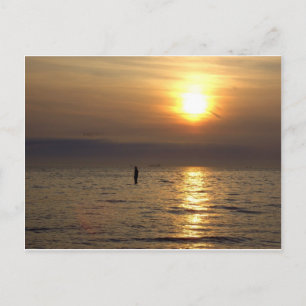 Iron Man Sculpture, Crosby, Liverpool Vereinigtes  Postkarte