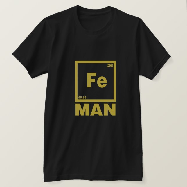 Iron Man T - Shirt | Fe Man T Shirt (Design vorne)