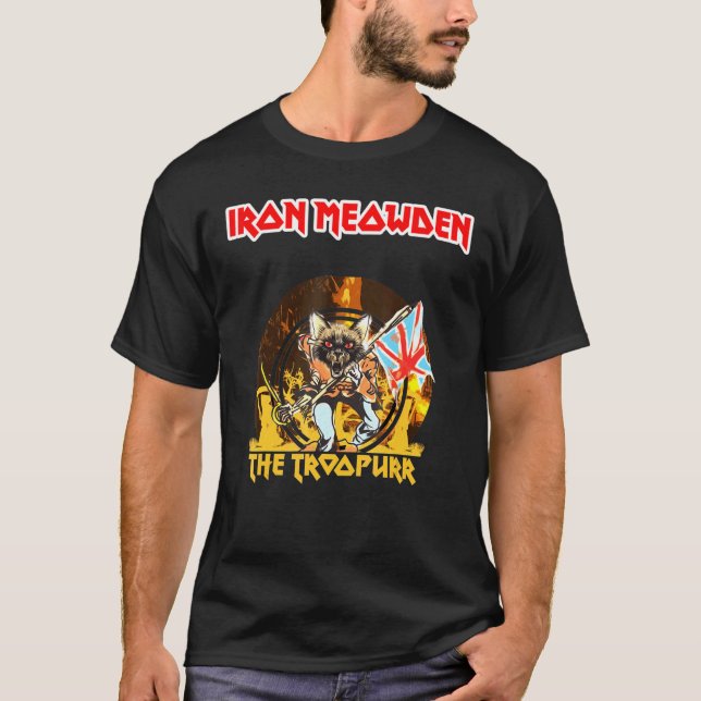 Iron Meowden Vaporware Troopurr Kittens Cats For F T-Shirt (Vorderseite)