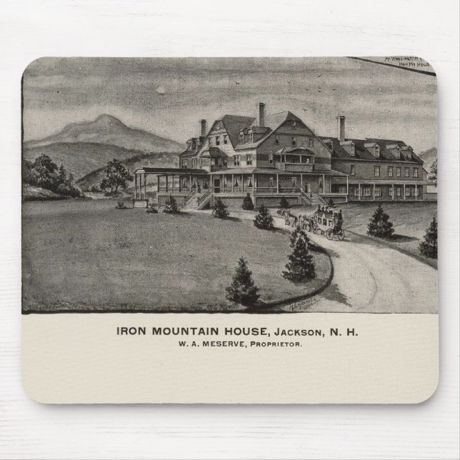 Iron Mountain House, Jackson, NH Mousepad (Vorne)