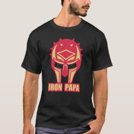 Iron Papa Helm Rüstung Ironpapa Cask Medieval T-Shirt