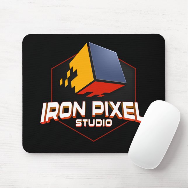 Iron Pixel Full Color Mousepad (Mit Mouse)
