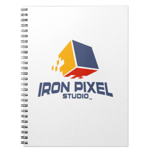 Iron Pixel Spiral Foto Notebook Notizblock