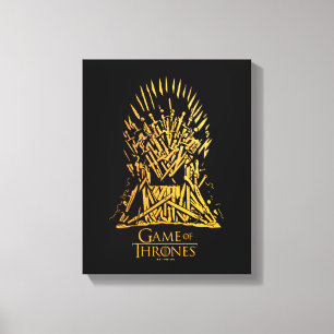 Iron Throne Icon Leinwanddruck