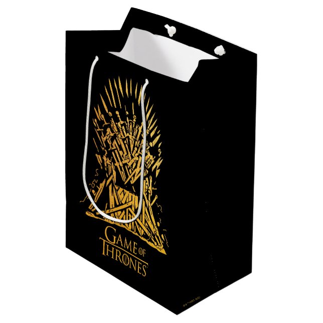 Iron Throne Icon Mittlere Geschenktüte (Vorderseite Schrägansicht)