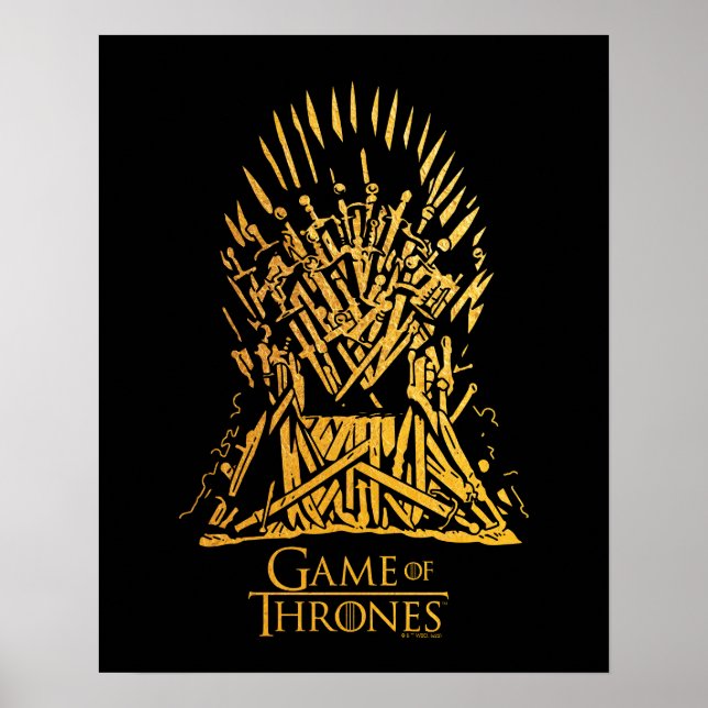 Iron Throne Icon Poster (Vorne)