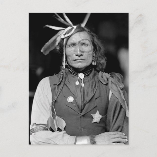 Iron White Man: 1900 Postkarte (Vorderseite)