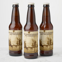 Iron Worker Headache Ball Homebrew anpassen Bierflaschenetikett