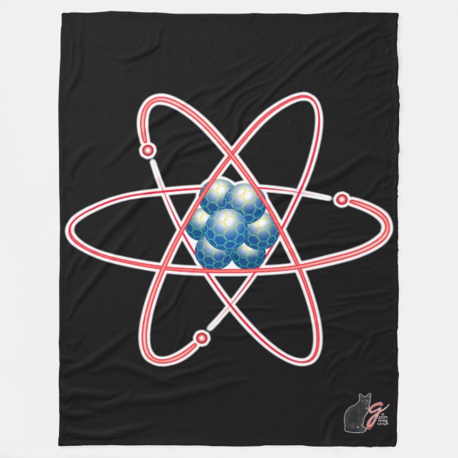 Ironic Atomic Fleecedecke (Vorderseite)