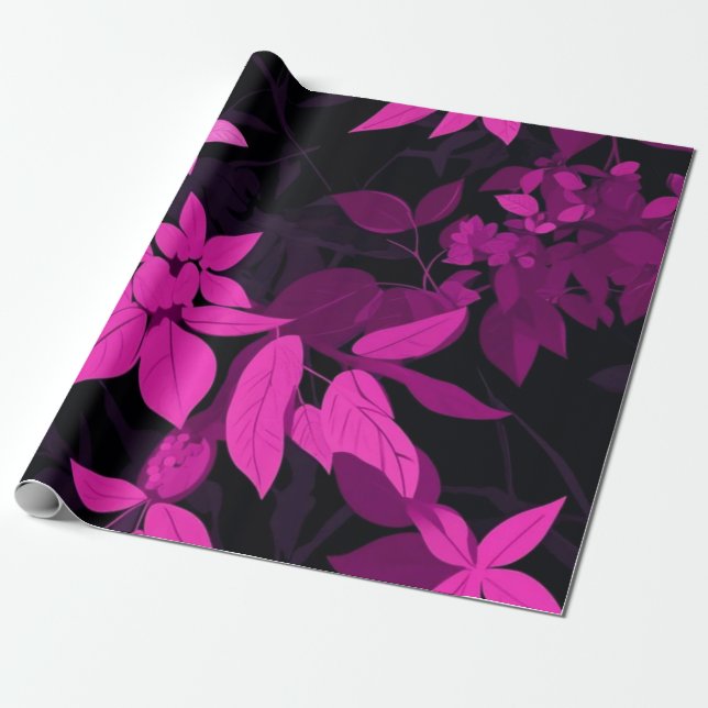 Ironic Balloon Floral Geschenkpapier (Ungerollt)