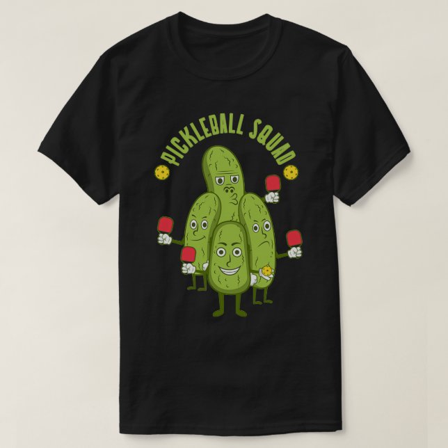 Ironic Pickle Ball Player Dink Pickleball Squad Cl T-Shirt (Design vorne)